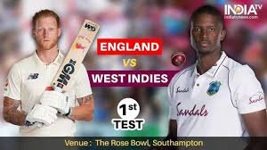 first match between england and West indies