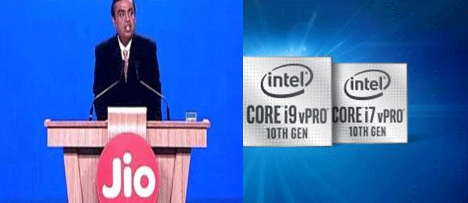 This image describe the jio and intel businessn