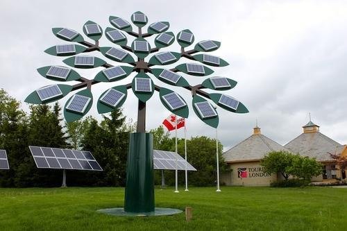 this image represent solar tree