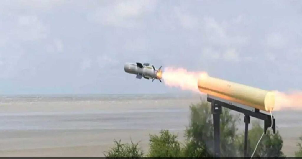 This image represent to nag anti tank missile